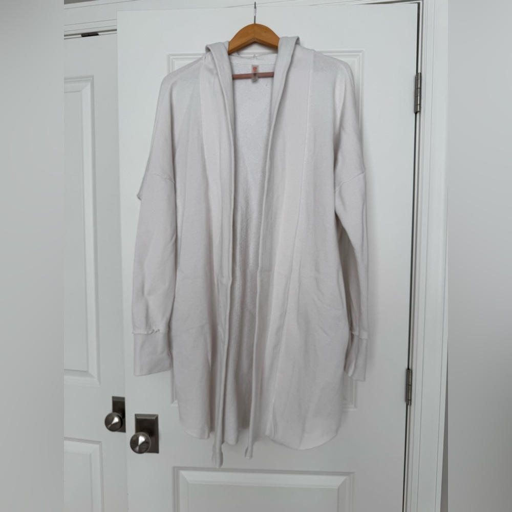 Women's White Hooded Jacket